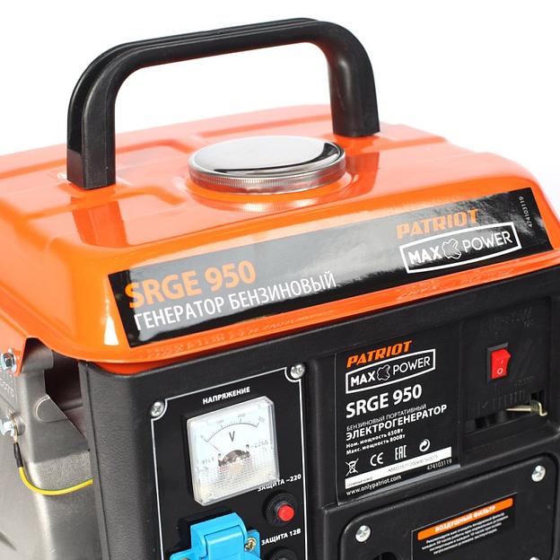 Генератор Patriot Max Power SRGE 950 0.8кВт фото 4