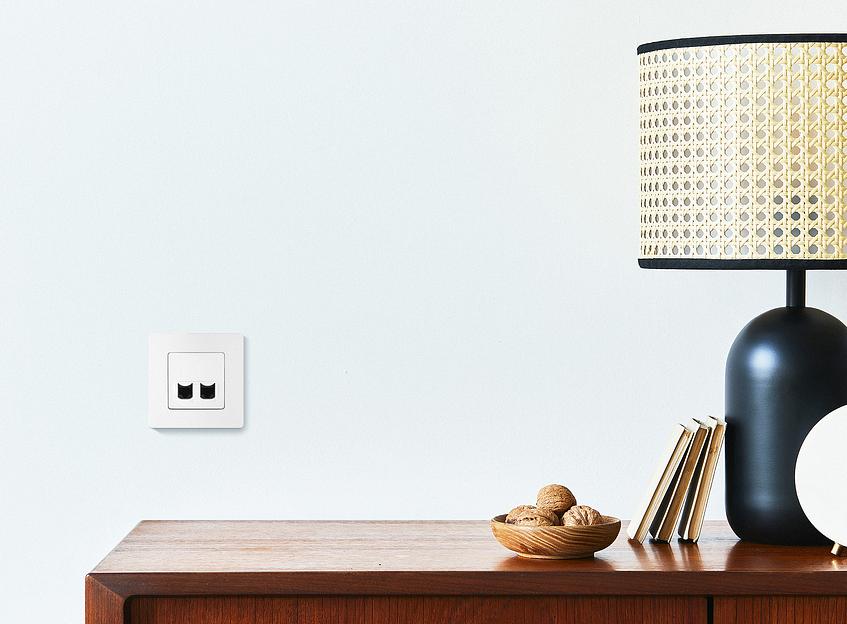 Двойная розетка RJ 45, категория 5е, UTP, Etika, белый Legrand 672255 фото 2