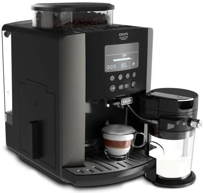 Кофемашина Krups Arabica Latte EA819E10 1450Вт черный/коричневый фото 3