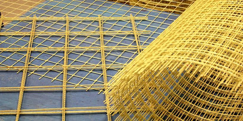 Композитная стеклопластиковая сетка для армирования бетона 100×100 мм фото 2