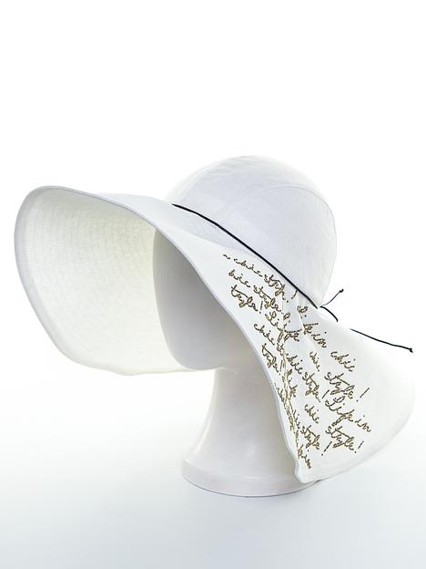 Макси шляпа стиль росчерк лен опт фото 5