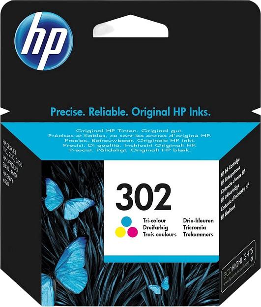 Картридж струйный HP 302 F6U65AE многоцветный (150стр.) для HP фото 1