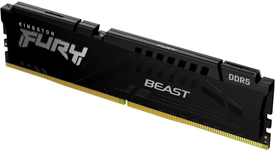 Модуль памяти DDR 5 DIMM 16Gb PC51200, 6400Mhz, Kingston FURY Beast Black EXPO CL32 (KF564C32BBE-16) (retail) фото 2