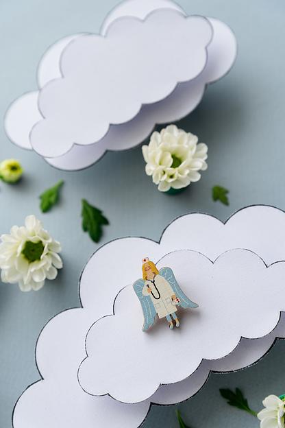 Брошь медицинская "Доктор ангел" фото 1