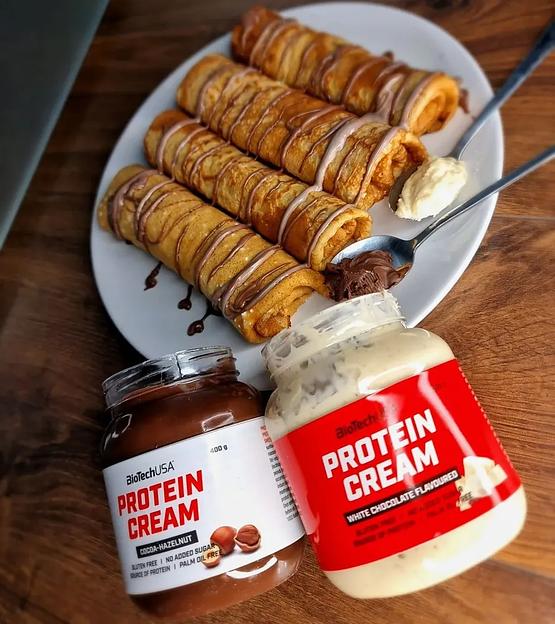 Шоколадная паста с протеином Protein Cream 400 г белый шоколад ОПТ фото 6