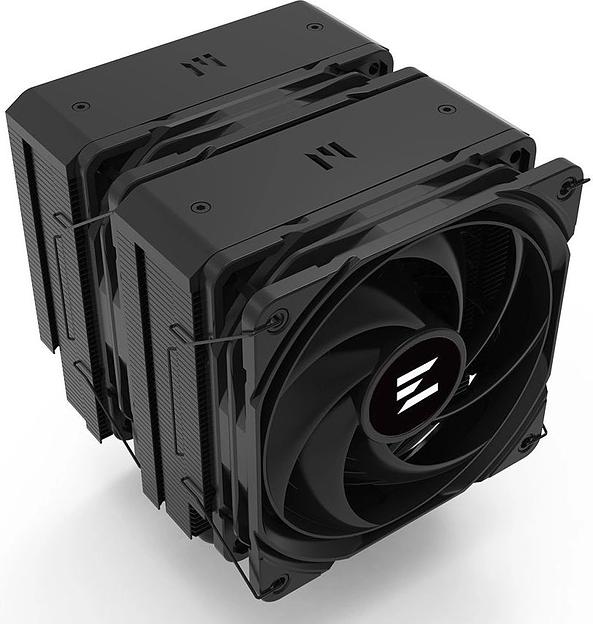 Кулер для процессора ZALMAN CNPS14X DUO BLACK, 2x120mm FANS, 6 HEAT PIPES, 4-PIN PWM, 600-2000 RPM, 29,7 DBA MAX, HYDRO BEARING, FULL SOCKET SUPPORT (CNPS14X DUO BLACK) фото 2