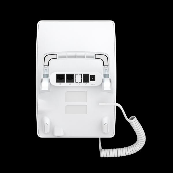 Fanvil Гостиничный IP телефон белый, 2 порта 10/100 Мбит, PoE, сменные панели логотипов, без дисплея,wi-fi (H3W white) фото 3