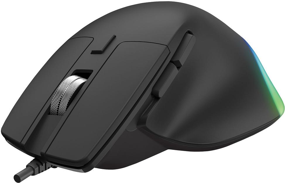 Мышь Оклик 503M черный оптическая (6400dpi) silent USB для ноутбука (6but) фото 2