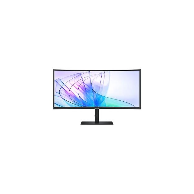 34" Монитор Samsung ViewFinity S6 S34C650VAIXCI, 3440x1440, VA, 100Гц, 1хHDMI, 1хDP, изогнутый, черный [ls34c650vaixci] фото 1
