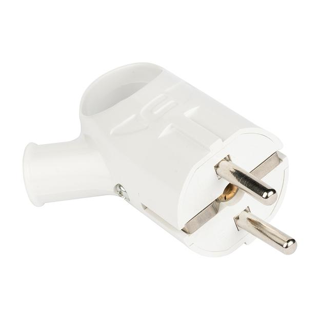 EKF AVK16-10 Вилка с кольцом с/з бел. 16А 250В EKF PROxima фото 1