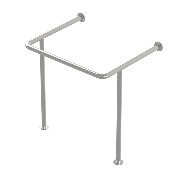 Поручень для раковины на стойках 600×730×750 опт фото 1