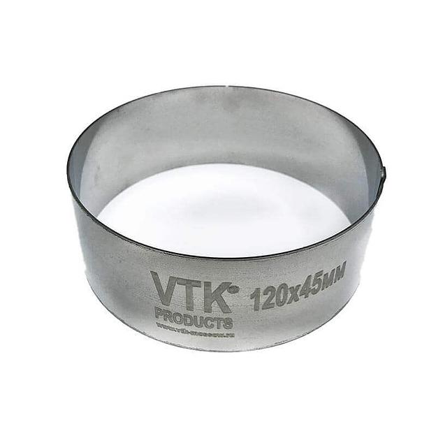 Форма для выпечки и заморозки Кольцо диаметр 120 мм высота 45 мм фото 2