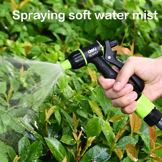 Пистолет-распылитель поливочный Deli DL8757 3 режима распыления, диаметр шланга 3/4", пластиковый корпус фото 4