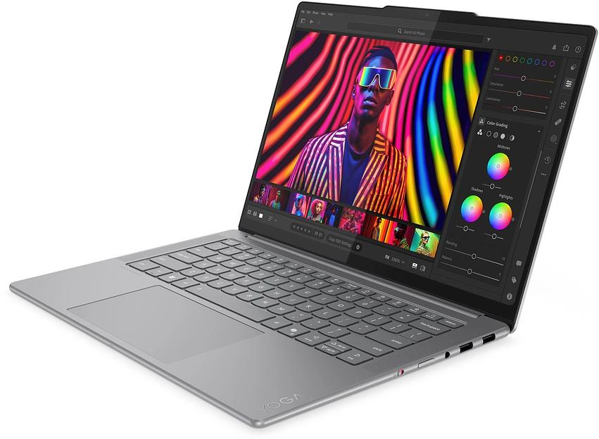 Ноутбук Lenovo Yoga Pro 7 14IAH10 Core Ultra 7 255H 32Gb SSD1Tb Intel Arc 140T 14.5" OLED Touch 3K (3000x1876) Windows 11 Home grey WiFi BT Cam (83KF002KRK) фото 2