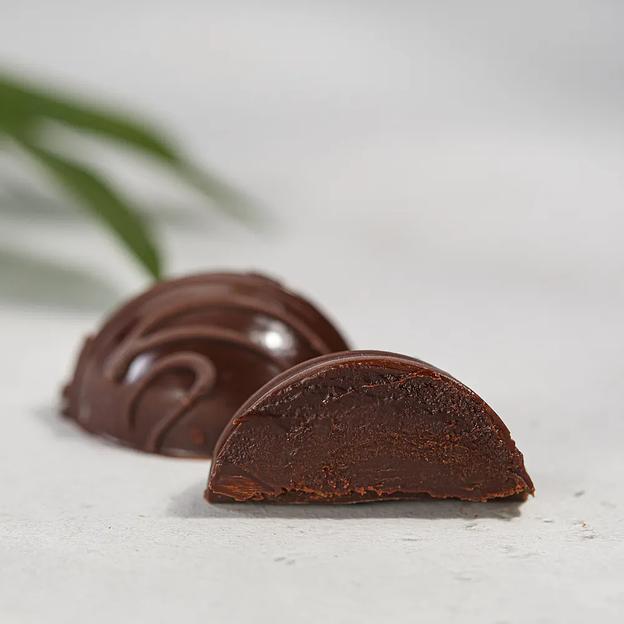 Конфеты Kreola «Трюфель клюква» в тёмном шоколаде ручной работы 4 шт, 85 ± 5 г, опт фото 4