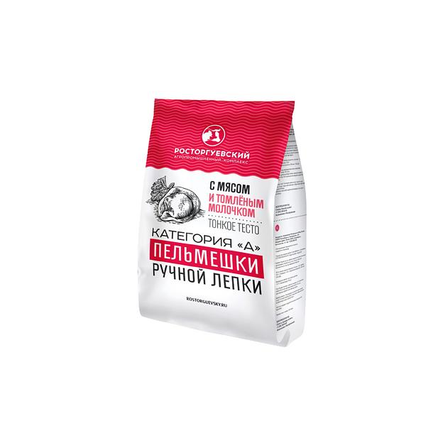 Пельмени Росторгуевские с томлёным молоком 0.8, 6 кг опт фото 1