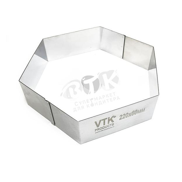 Форма-резак шестигранник 220х60 мм фото 3