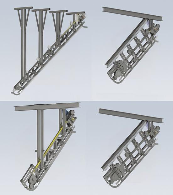 Элеватор подъёма туш полосового пути КР-ФПП-ЭПТ фото 2
