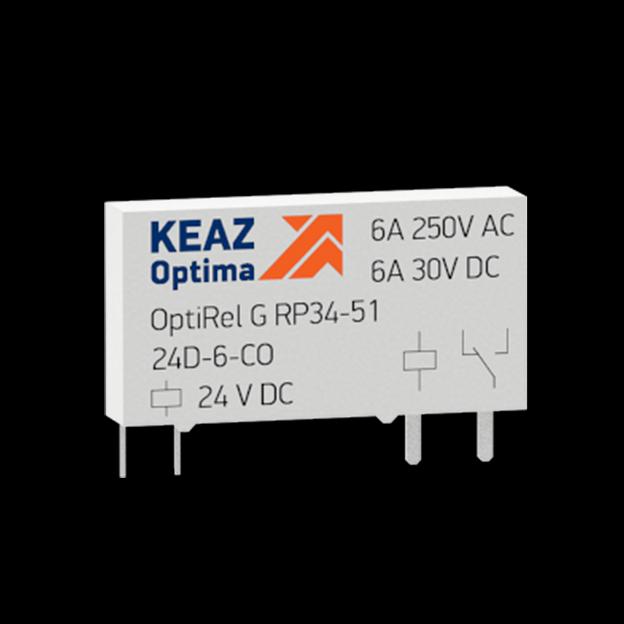 Реле промежуточное OptiRel G RP34-51-24D-6-CO фото 1