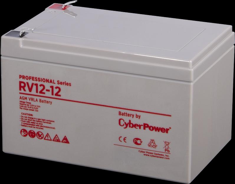 Аккумуляторная батарея PS CyberPower RV 12-12 / 12 В 12 Ач CyberPower RV12-12 (RV 12-12) фото 1