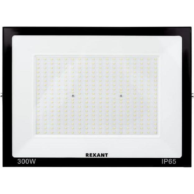 Rexant 605-030 Прожектор светодиодный СДО 300Вт 2400Лм 6500К холодный свет, черный корпус фото 1