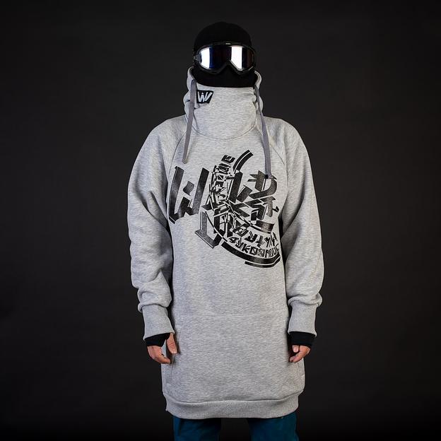 Сноубордическое худи Impress Metal серый ОПТ фото 3