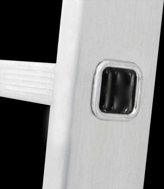 Лестница алюминиевая приставная NV 1210 на 11 ступеней ОПТ фото 6