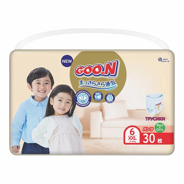 Подгузники-трусики GOO.N «Premium soft» размер 6, 30 шт ОПТ фото 1