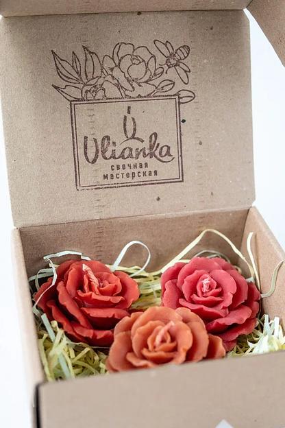 Набор свечей Ulianka «Три розы» фото 1