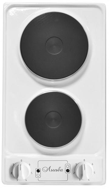 Плита Электрическая Лысьва ЭПБ 21 белый эмаль (настольная) фото 1