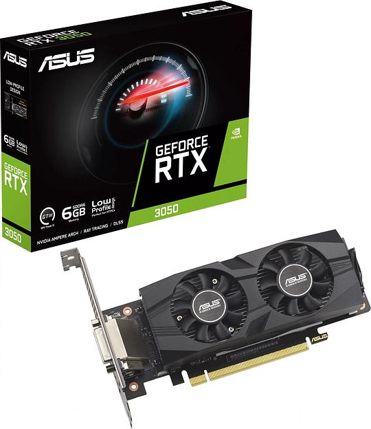 Видеокарта Asus PCI-E 4.0 RTX3050-O6G-LP-BRK NVIDIA GeForce RTX 3050 6Gb 96bit GDDR6 1507/14000 DVIx1 HDMIx1 DPx1 HDCP Ret low profile фото 6