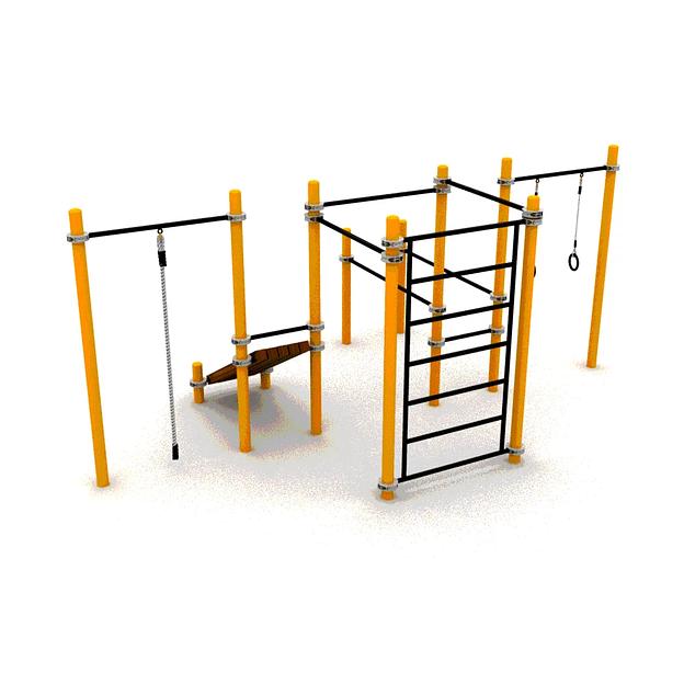 Комплекс для занятий Воркаут SP WRK-47, 76 мм фото 4