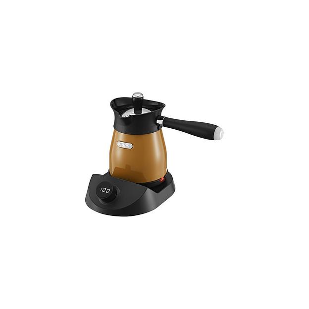 Кофеварка KitFort КТ-7498, электрическая турка, коричневый / черный фото 1