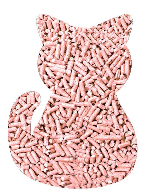 Наполнитель комкующийся «Чистый котик» Тофу персик, 6л фото 2