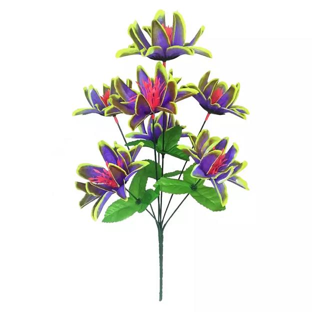 Букет лотосов 7 голов 47см 350-537 фото 1