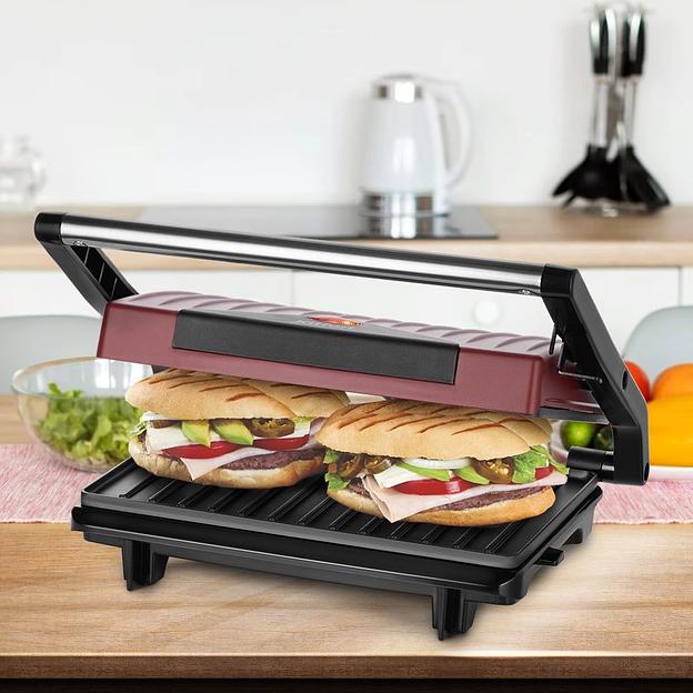 Сэндвичница Kitfort КТ-3639 750Вт красный/черный фото 5