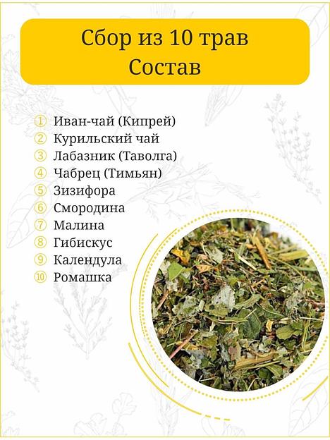 Травяной сбор Otvarchik pei «Вкусная польза» витаминный 50 г ОПТ фото 4