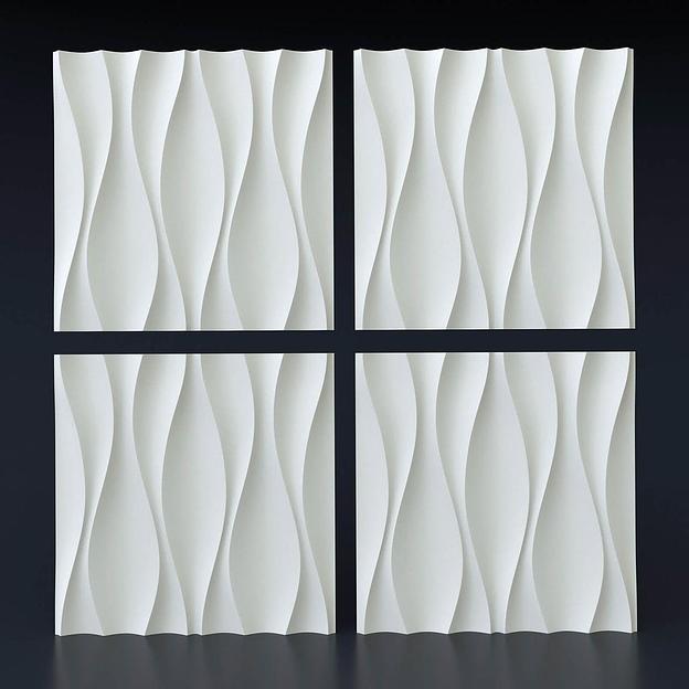 Панель гипсовая 3D эконом «Кувин Афелия» 500×500 мм фото 4