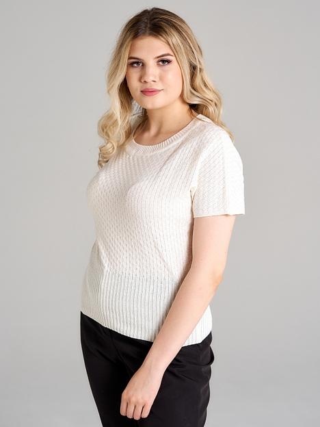 Кофта Вафелька молочный 46-48, 50-52, 54-56 ОПТ фото 2