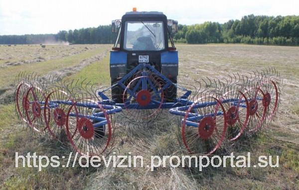 Грабли ворошилки ГВВ-6 м фото 1