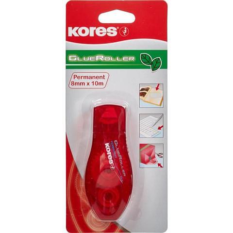 Клей ленточный 8мм х 10м, красный, Kores фото 1