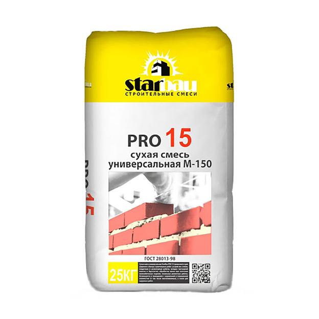 Сухая смесь ЦПС универсальная StarBau PRO 15 М-150 25 кг фото 1