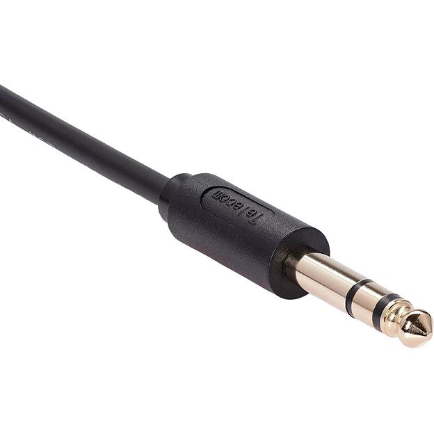 Кабель-адаптер 3.5ST(M)/6.35 ST(M), 1.5м, Telecom PRO VCOM Адаптер-переходник Telecom jack 6.35 mm M/Jack 3.5 mm M (TAV6165-1.5M) фото 3