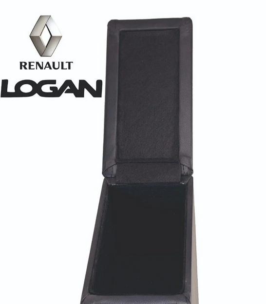 Автомобильный подлокотник для Renault Logan 2005-2015 черный ОПТ фото 5