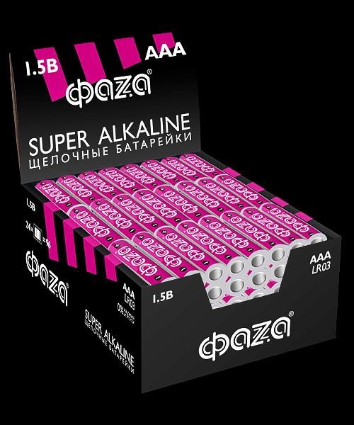 Элемент питания AAA LR03 Super Alkaline Shrink-4 фото 1