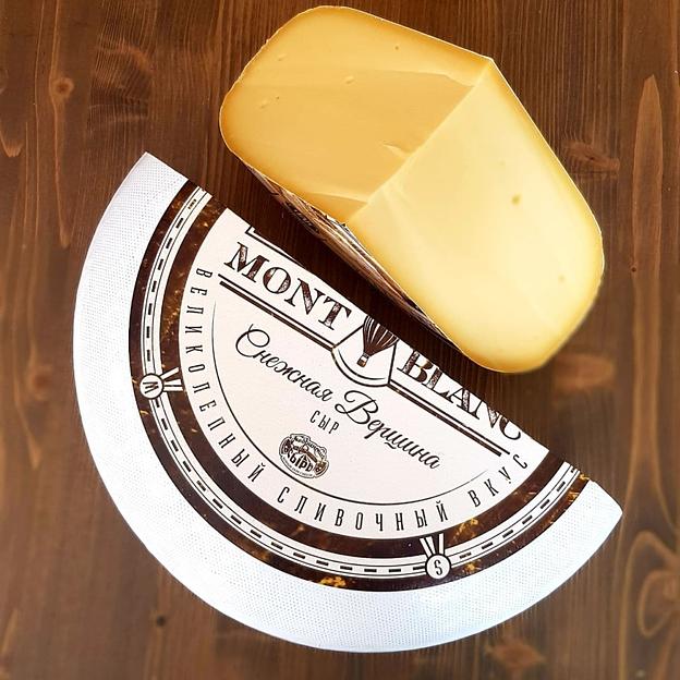 Сыр «Монблан снежная вершина» 50 % круг фото 2