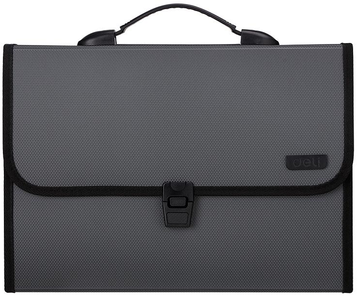 Папка-портфель Deli Extend E5556 12 отдел. A4 полипропилен 1.05мм ассорти фото 2