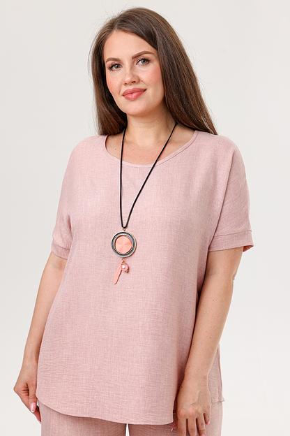 Туника женская  4129/16/Пудровый  фото 3