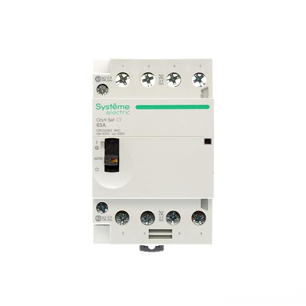 Контактор 4п City9 Set 4НО 63А AC 400В-230В SE C9C32463 фото 3