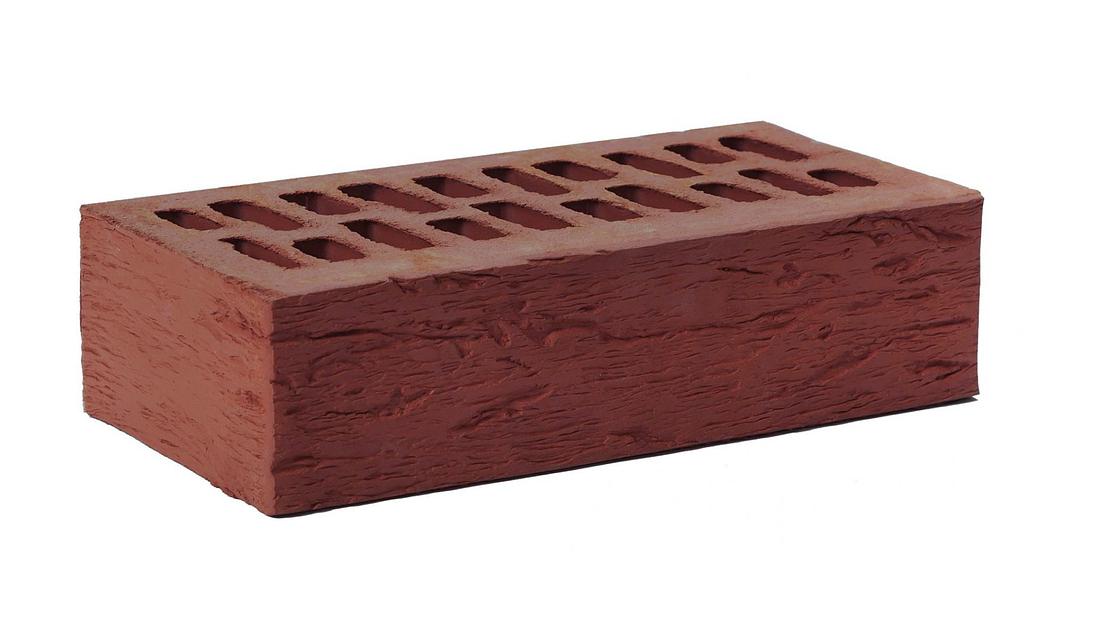 Кирпич лицевой одинарный фактурный «Лондон» (Терракот) Лофт фото 1